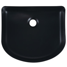 Jade 410mm Matte Black Ceramic Arch Above Counter Basin